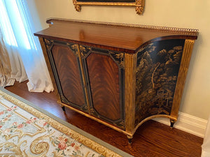 Maitland Smith Chinoiserie Decorated Console Cabinet #5143-239
