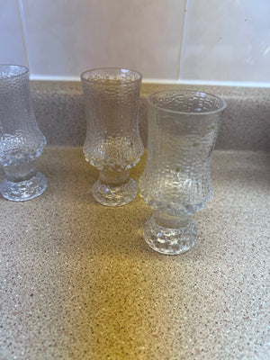 4 iittala Tapio Wirkkala Ultima Thule Liqueur Glasses- 4"h