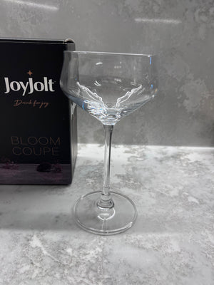 *BRAND NEW 2 Joyjolt Bloom Coupe Martini Glasses, 9.2 OZ