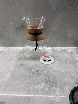 *BRAND NEW Bodum Pour Over Coffee Maker with Permanent Filter, 1 Liter, Cork Band