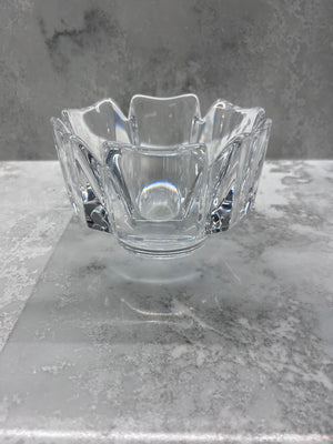 Orrefors Sweden Crystal “Corona” Bowl