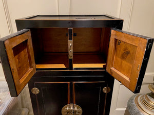 Black Oriental Ming Wood Cabinet