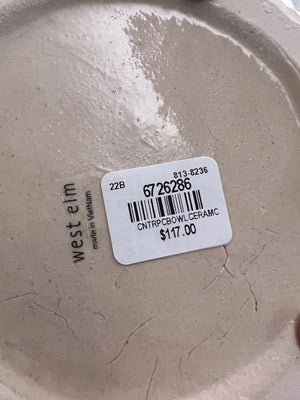 *BRAND NEW West Elm Ceramic Centrepiece Bowl (*Retail value $117)