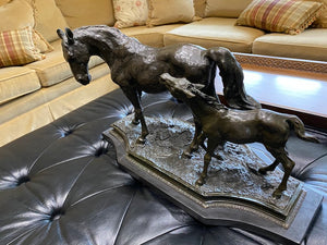 Cast Bronze Statue, Horses