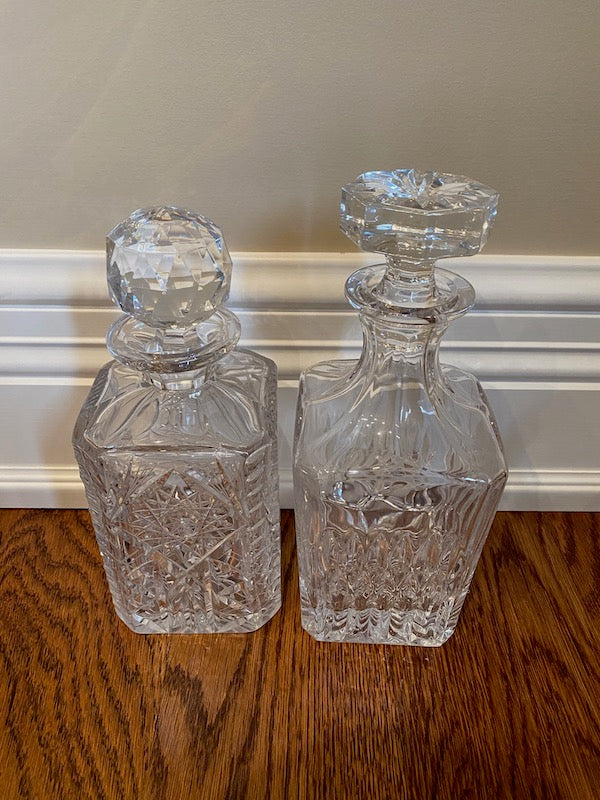 2 Crystal Decanters