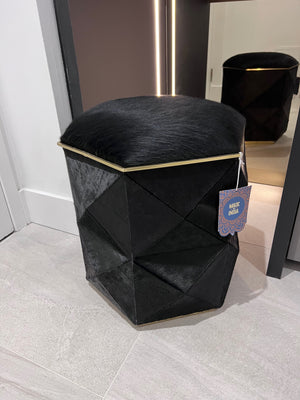 *BRAND NEW Sunpan Black Ashanti Storage Ottoman (*Retail value $1,199)