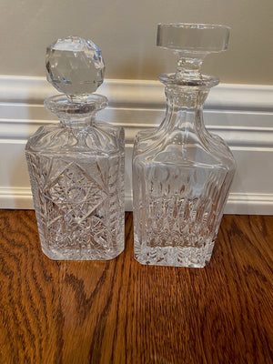 2 Crystal Decanters