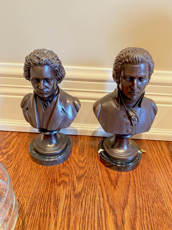 2 Resin "Bust" Small Statues