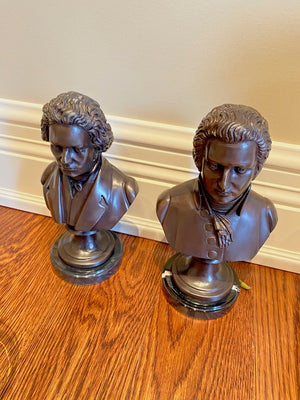 2 Resin "Bust" Small Statues