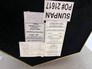 *BRAND NEW Sunpan Black Ashanti Storage Ottoman (*Retail value $1,199)