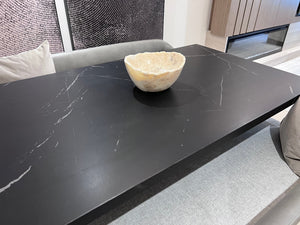 *BRAND NEW CB2 Onyx Raw Edge Bowl (*Retail value $189)