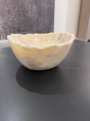 *BRAND NEW CB2 Onyx Raw Edge Bowl (*Retail value $189)