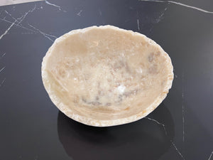 *BRAND NEW CB2 Onyx Raw Edge Bowl (*Retail value $189)