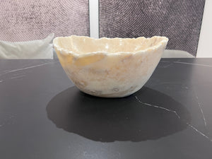 *BRAND NEW CB2 Onyx Raw Edge Bowl (*Retail value $189)