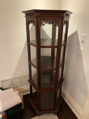 Oriental Curio Display Cabinet