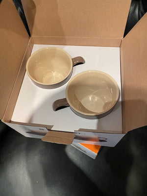 2 BRAND NEW Sets of 2 Le Creuset Cappuccino Cups
