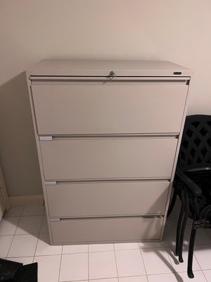 Global 4 Drawer Filing Cabinet