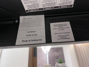 *BRAND NEW Sunpan Lanka Grey Marble Top Console Table/Desk (*Retail value $2,499)