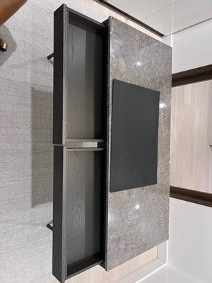 *BRAND NEW Sunpan Lanka Grey Marble Top Console Table/Desk (*Retail value $2,499)