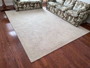 Stanton 100% Premium Wool Sand Rug- 8x10