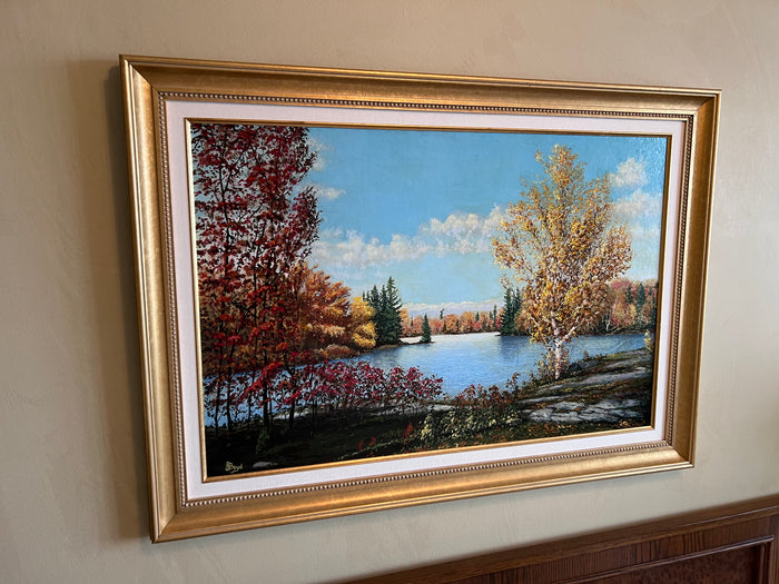 Original Oil Painting by Boyd, Signed in Bottom Left Corner