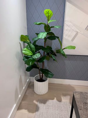Pottery Barn Faux Potted Fiddle Leaf Fig Tree (*Retail value $400)