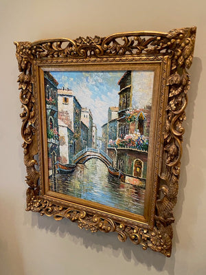 Framed Painting by R. Thompson