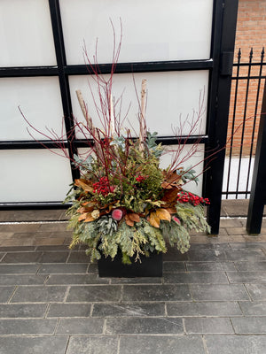Pair of Large Outdoor Planters