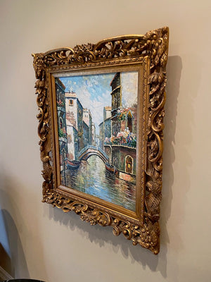 Framed Painting by R. Thompson