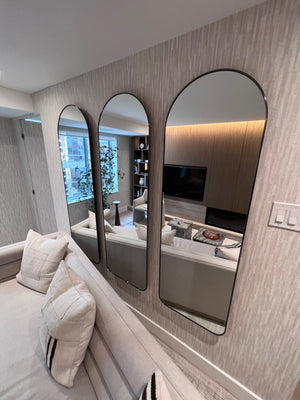 *BRAND NEW 3 Umbra Hubba Arched Leaning Mirrors (*Retail value $555)