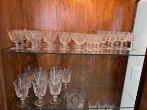 Webb & Corbett Crystal Glass Lot
