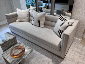 *BRAND NEW Sunpan Talbot Sofa + 3 Kelly Wearstler Cushions (*Retail value $5,000)