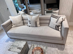 *BRAND NEW Sunpan Talbot Sofa + 3 Kelly Wearstler Cushions (*Retail value $5,000)