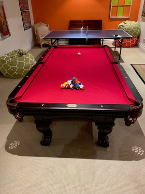 'Authentic Dynamic Billiard' 8ft Aurora Pool Table in Espresso Finish