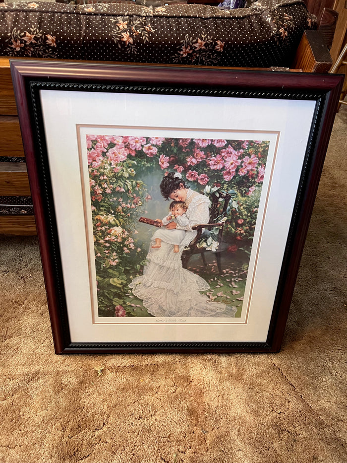 Limited Edition Lithograph by Sandra Kuck titled "Mother's Gentle Touch"