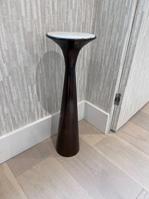 *BRAND NEW West Elm Silhouette Drink Table, Marble/Bronzed Metal (*Retail value $149)