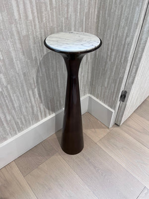 *BRAND NEW West Elm Silhouette Drink Table, Marble/Bronzed Metal (*Retail value $149)