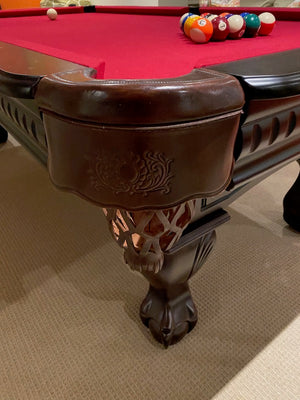 'Authentic Dynamic Billiard' 8ft Aurora Pool Table in Espresso Finish