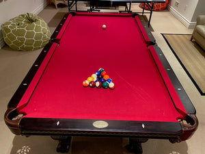 'Authentic Dynamic Billiard' 8ft Aurora Pool Table in Espresso Finish