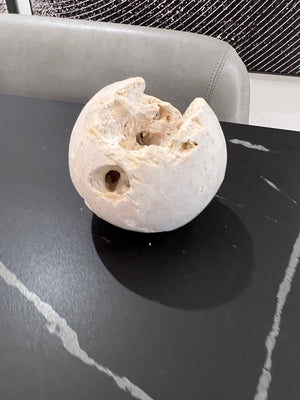 *BRAND NEW CB2 Limestone Sphere (*Retail value $55)