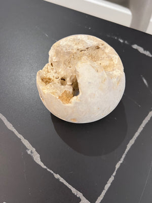 *BRAND NEW CB2 Limestone Sphere (*Retail value $55)