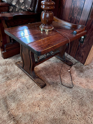 Pair of Vintage Solid Wood Side Tables