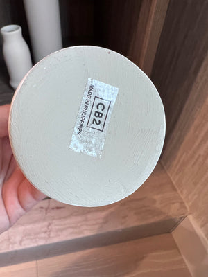 *BRAND NEW CB2 FLEUR OFF-WHITE BUD VASE SET OF 3 (*Retail value $45)