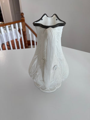 1880's Bennington Art Pottery of Vermont Parian Ware Pitcher