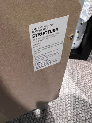 *BRAND NEW Structube Myla Grey Nightstand (*Retail value $79)