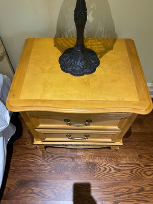 "Superior Wood"- Light Wood Nightstand