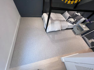 *BRAND NEW High Line Rugs 99215 6001, 100% Wool  Grey Rug made in Belgium (*Retail value $959)