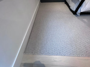 *BRAND NEW High Line Rugs 99215 6001, 100% Wool  Grey Rug made in Belgium (*Retail value $959)