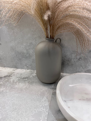 *BRAND NEW EQ3- Dew Stone Bowl Small, White Coast Marble Bowl, Growler Vase(*Retail value $125)