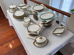 Antique Limoges N.F. Van Gelder & Co WG & Co Dinnerware Lot